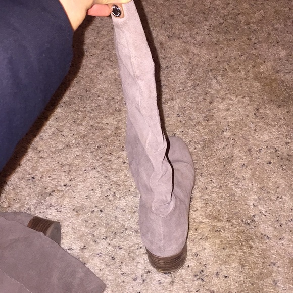 Steve Madden gray rider boots - Picture 3 of 8